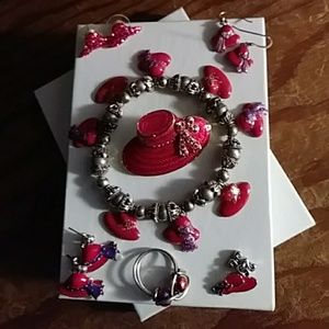 Bundle of Red Hat Jewelry